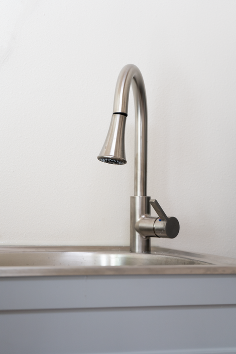 Laundry Room Remodel with Gray Shaker Cabinets in Shoreline, WA